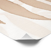 Aquarell-Blätter - Zen-Poster - Neutrale Wand Kuns Poster (Ecke)