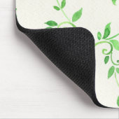 Aquarell-Blattmuster Mousepad (Ecke)