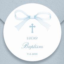 Aquarell Blau Bogen Taufe
