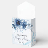 Aquarell Blau Es ist eine Baby-Dusche Geschenkschachtel (Geöffnet)