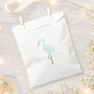 Aquarell Blau Kran Geschenktütchen