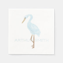 Aquarell Blau Kran