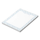 Aquarell Blau Notizbuch Notizblock (Rotiert)