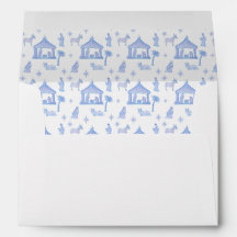 Aquarell Blau Weihnachten Geburt Christi Personali
