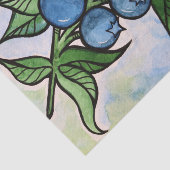 Aquarell Blaubeeren Seidenpapier (Ausschnitt)