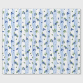 Aquarell Blaubeermuster Geschenkpapier (Flach)