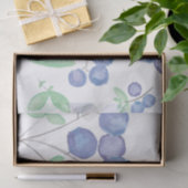 Aquarell-Blaubeerseidenpapier Seidenpapier (Geschenk)