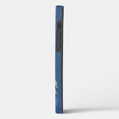 Aquarell Blaue Heron Vogelart Case-Mate iPhone Hülle (Rückseite / Links)