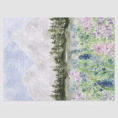 Aquarell Blaue Lila Blume Wilhelm Tell Seidenpapier (Vorderseite)