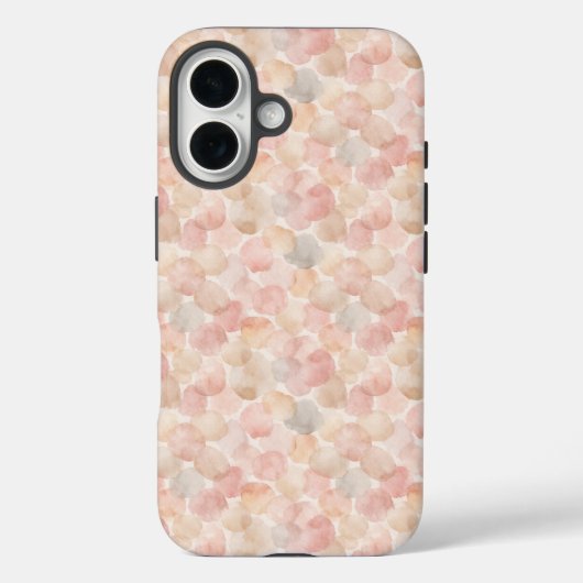 Aquarell-Blob-Muster Case-Mate iPhone Hülle (Rückseite)