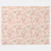 Aquarell-Blob-Muster Fleecedecke (Vorderseite (Horizontal))