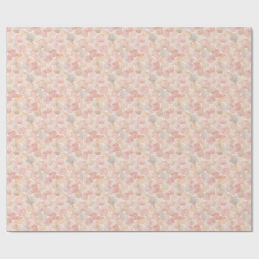 Aquarell-Blob-Muster Geschenkpapier (Flach)