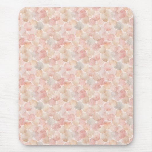Aquarell-Blob-Muster Mousepad (Vorne)