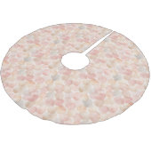 Aquarell-Blob-Muster Polyester Weihnachtsbaumdecke (Schrägansicht)