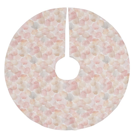 Aquarell-Blob-Muster Polyester Weihnachtsbaumdecke (Vorderseite)
