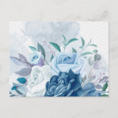 Aquarell-Blume 8 Postkarte (Rückseite)