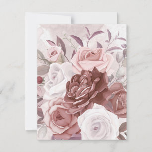 Aquarell-Blume 9 Mitteilungskarte