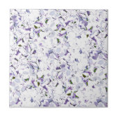 Aquarell Blume aus Hydrangeas. Fliese (Vorderseite)