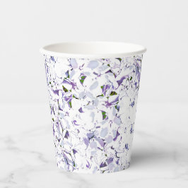 Aquarell Blume aus Hydrangeas. Pappbecher