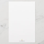 Aquarell-Blume Brautparty Bingo Flyer (Hinten)