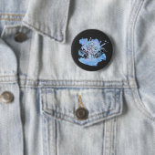 Aquarell-Blume Button (Beispiel)
