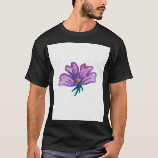 Aquarell-Blume, handgezeichneter Effekt schön T-Shirt