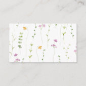 Aquarell Blume Kinderduschbücher für Kinder Begleitkarte (Rückseite)