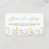 Aquarell Blume Kinderduschbücher für Kinder Begleitkarte (Vorderseite)