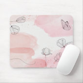 Aquarell-Blume Mousepad (Mit Mouse)