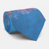 Aquarell Blume Neck Tie Krawatte (Gerollt)