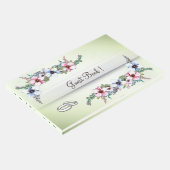 Aquarell-Blume Shine Wedding Gästebuch (Ecke)