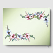 Aquarell-Blume Shine Wedding Gästebuch (Rückseite)