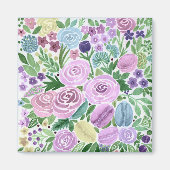 Aquarell, Blume und Makros Magnet (Vorne)