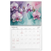 Aquarell-Blumen-Abstrakt-Kalender Kalender (Feb 2027)