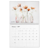 Aquarell-Blumen: Ausgabe 2 Kalender (Feb 2027)