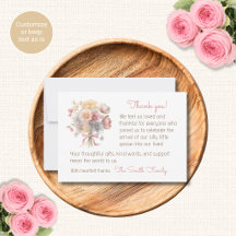 Aquarell-Blumen-Baby-Shower-Dankeskarten