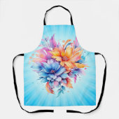 Aquarell-Blumen-Blumendesign-24683 Schürze (Vorderseite)