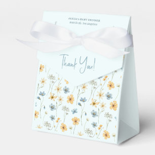 Aquarell Blumen Boho-Junge Baby Shower Danke Geschenkschachtel