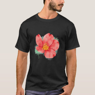 Aquarell-Blumen-Botanik für Gärtner T-Shirt