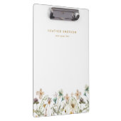 Aquarell-Blumen-Clipbord Klemmbrett (Rechts)