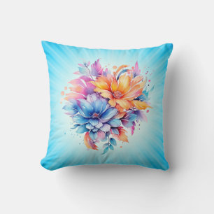 Aquarell-Blumen-Design-24683 Kissen