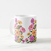 Aquarell-Blumen-Design-34063 Kaffeetasse (Vorderseite Links)
