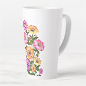 Aquarell-Blumen-Design-34063 Milchtasse (Rechte Ecke)