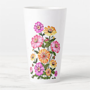 Aquarell-Blumen-Design-34063 Milchtasse