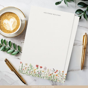 Aquarell Blumen Elegant Chic Briefpapier