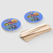 Aquarell-Blumen Fächer (Non-assembled)