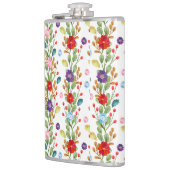 Aquarell-Blumen Farbige Muster-67488 Flachmann (Links)