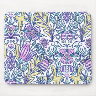 Aquarell-Blumen-Farbige Natur Elegant Mousepad