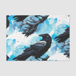 Aquarell Blumen Floral Raven Botanicals Seidenpapier