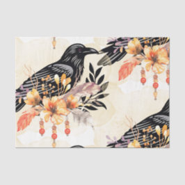 Aquarell Blumen Floral Raven Botanicals Seidenpapier